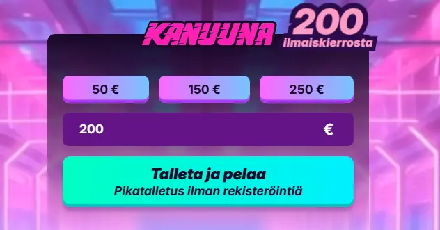 kanuunalla on helppo aloittaa pelaaminen