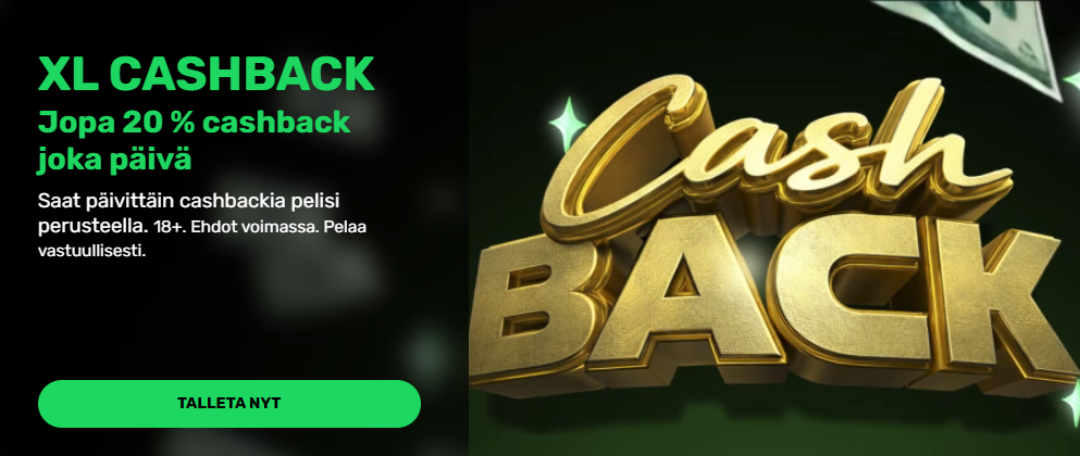 xlbet casino cashback
