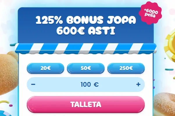 Munkilla on reilu bonus